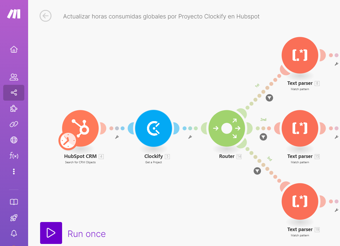 hubspot make integration example